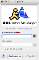AOL instant messanger AOL instant messanger