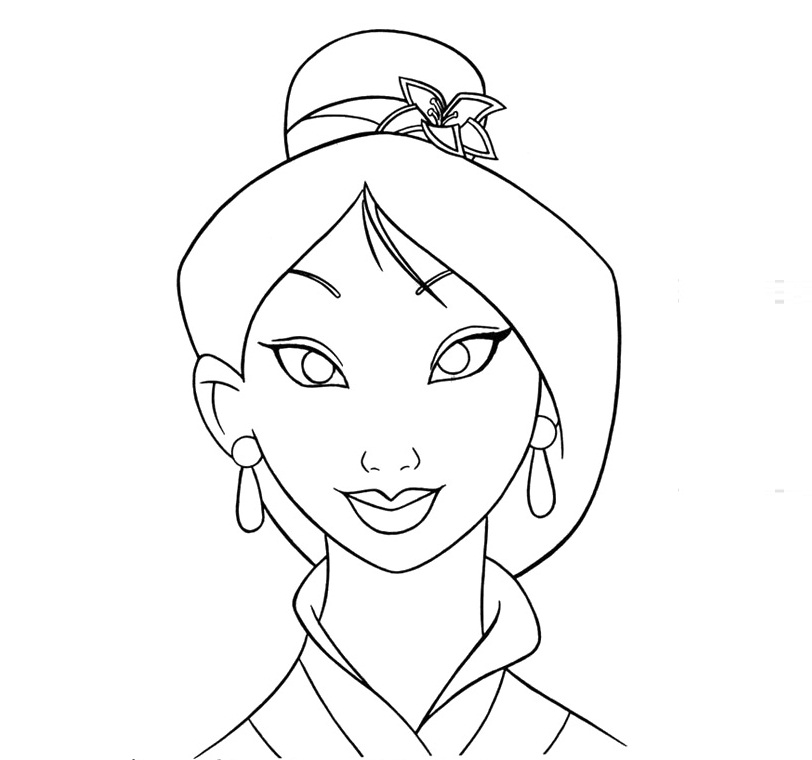 Desenhos para Colorir e Imprimir: Desenhos para Colorir da Mulan