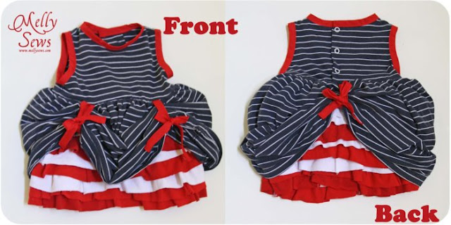Adorable Fourth of July Baby Dress Tutorial - Melly Sews