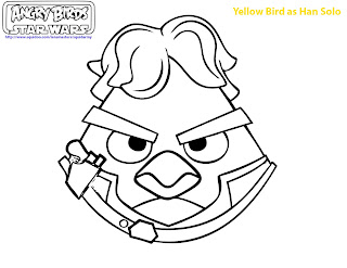 Angry Birds coloring pages - Yellow birds Angry Birds coloring pages - Yellow birds
