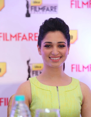 Tamannah at 60th Idea Filmfare Awards South Press Conference