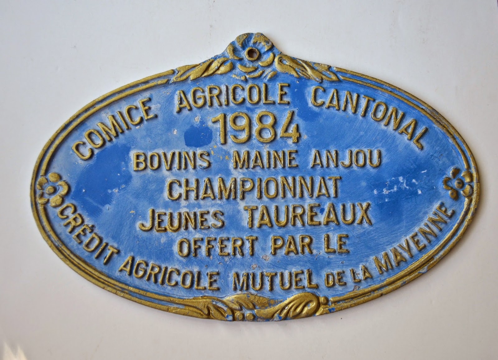 Vintage French Agriculture Plaques