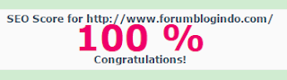 Skor SEO situs www.forumblogindo.com
