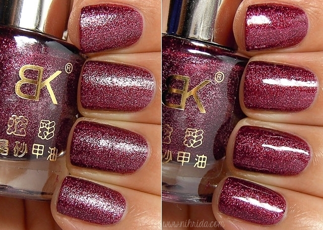 Born Pretty Store BK Crystal Sand Nail Polish #18