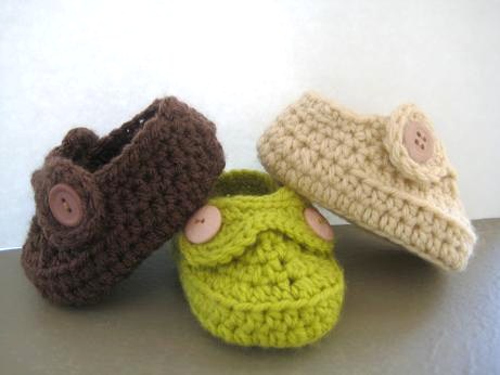 Crochet Dreamz: Boys Striders Crochet Baby Booties (pdf ...