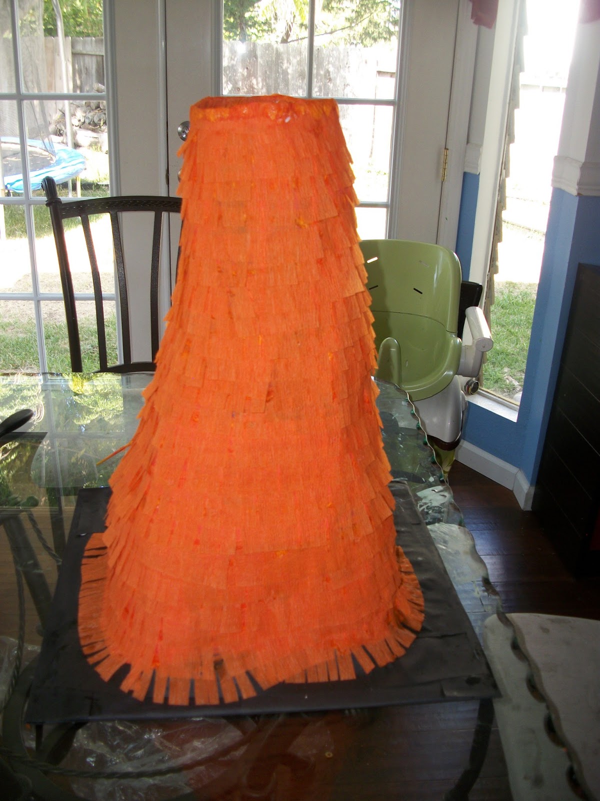 What a Ride! Construction Cone Pinata Tutorial