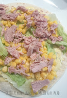 Recipe Tortillas with tuna, corn/maize and salad