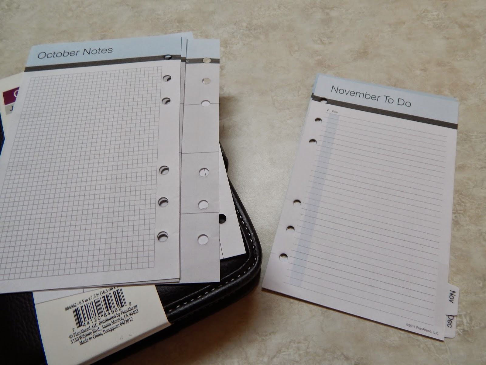 Cheap Planner Refills 2 Setting Up Undated Pages Giftie Etcetera Cheap Planner Refills 2