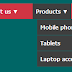 Simple css dropdown menu