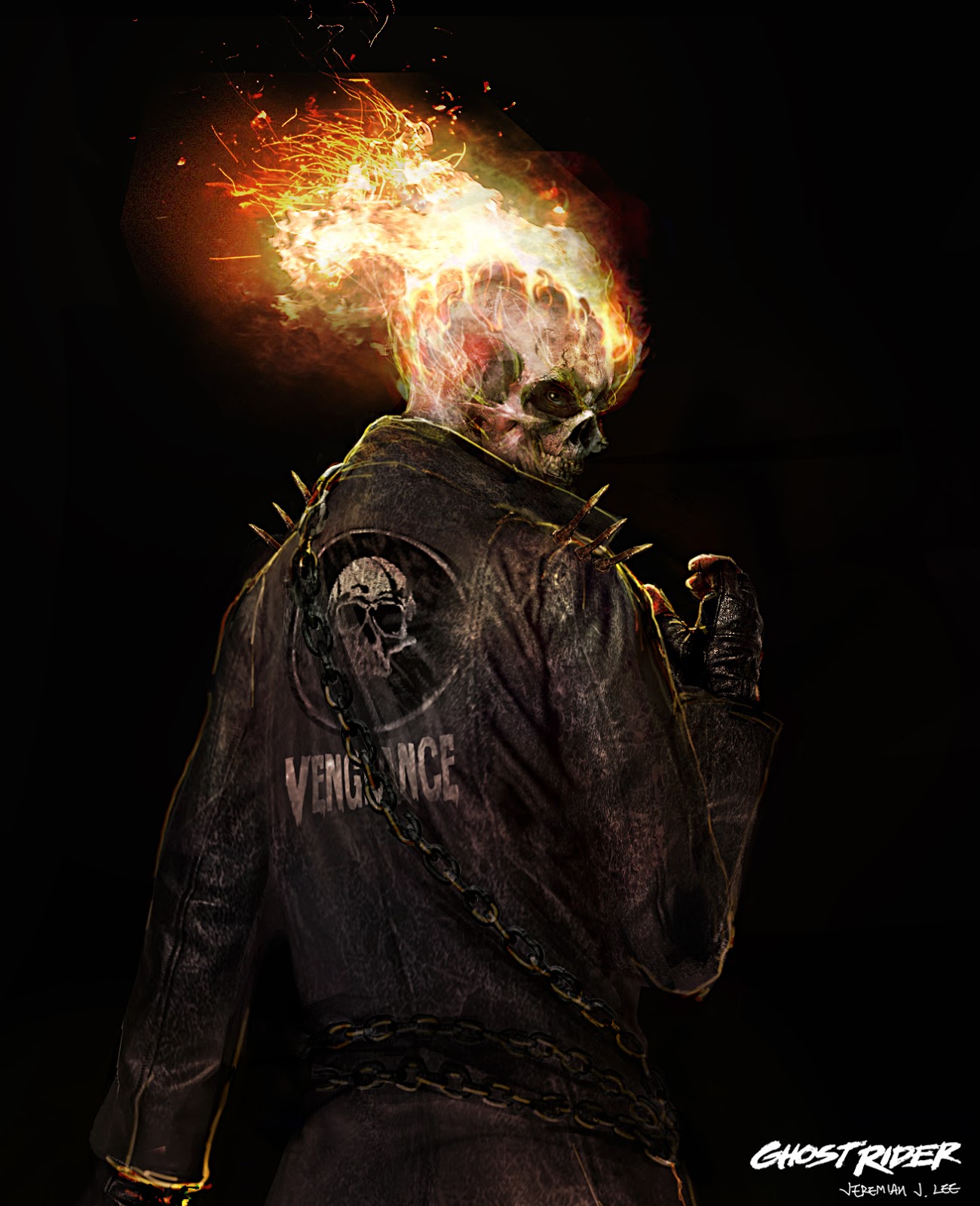 JEREMIAH CONCEPT DESIGN Ghost Rider Illustration