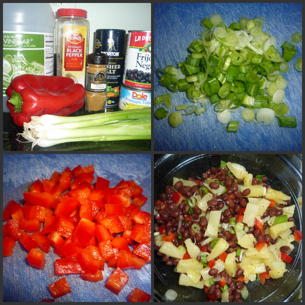 Lean and Luscious Corner Black Bean Pineapple Salad