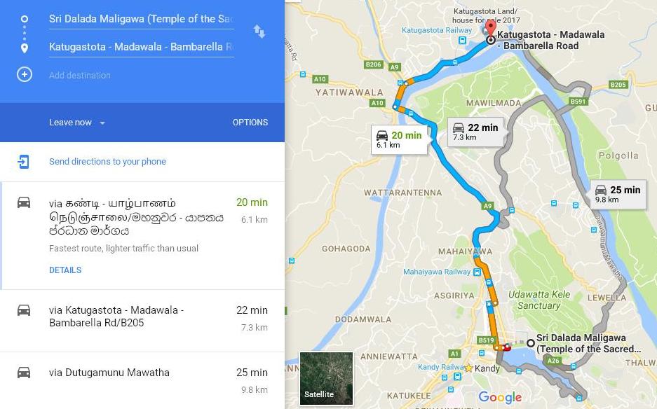 6km to Temple of Tooth (Dalada Maligawa) - Kandy Land for sale
