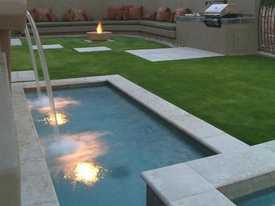 Piscinas y algo mas: Cascadas para piscinas