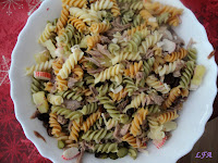 Ensalada de pasta con aliño frances Ensalada de pasta con aliño frances