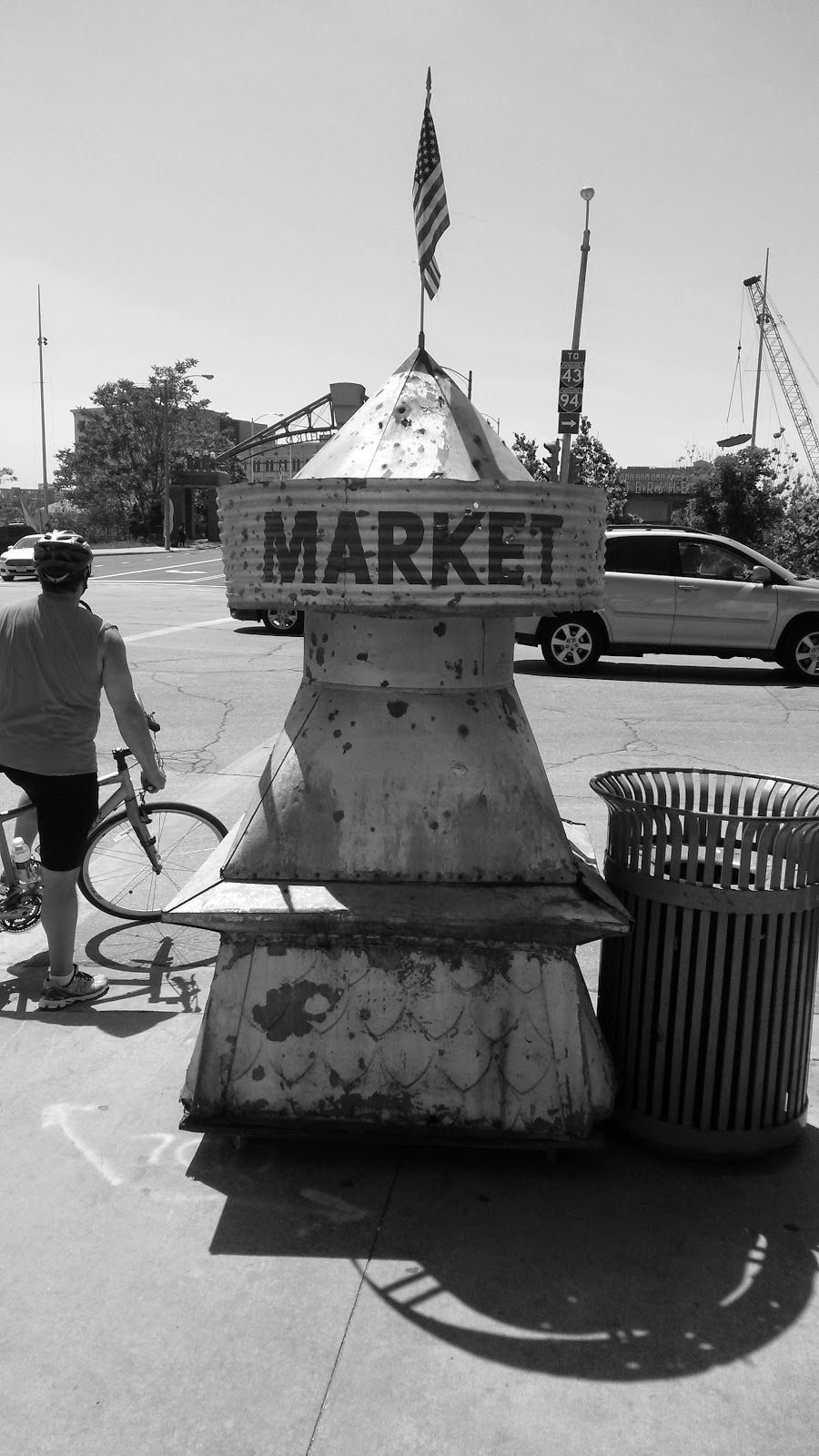 That biker guy is forever immortalized in my memories. He doesn't even know it, but 50 years from now I will still remember him.