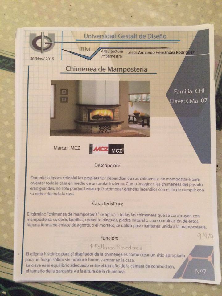 Elementos Complementarios de la Edificación : Fichas técnicas, planos y