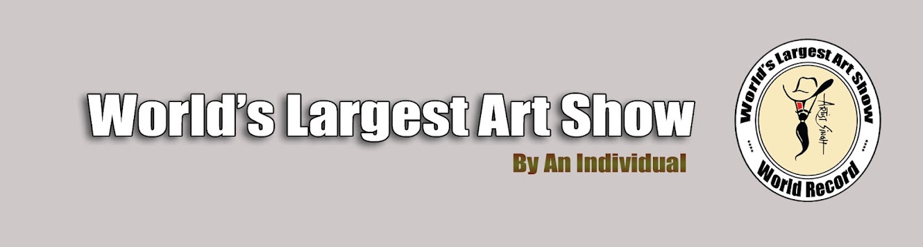 Largest Art Show by Artist SinGh