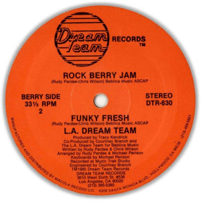 L.A. Dream Team ‎- Rockberry Jam With Funky Fresh (12") (1985) (320 kbps)