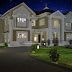 Awesome house design in night view