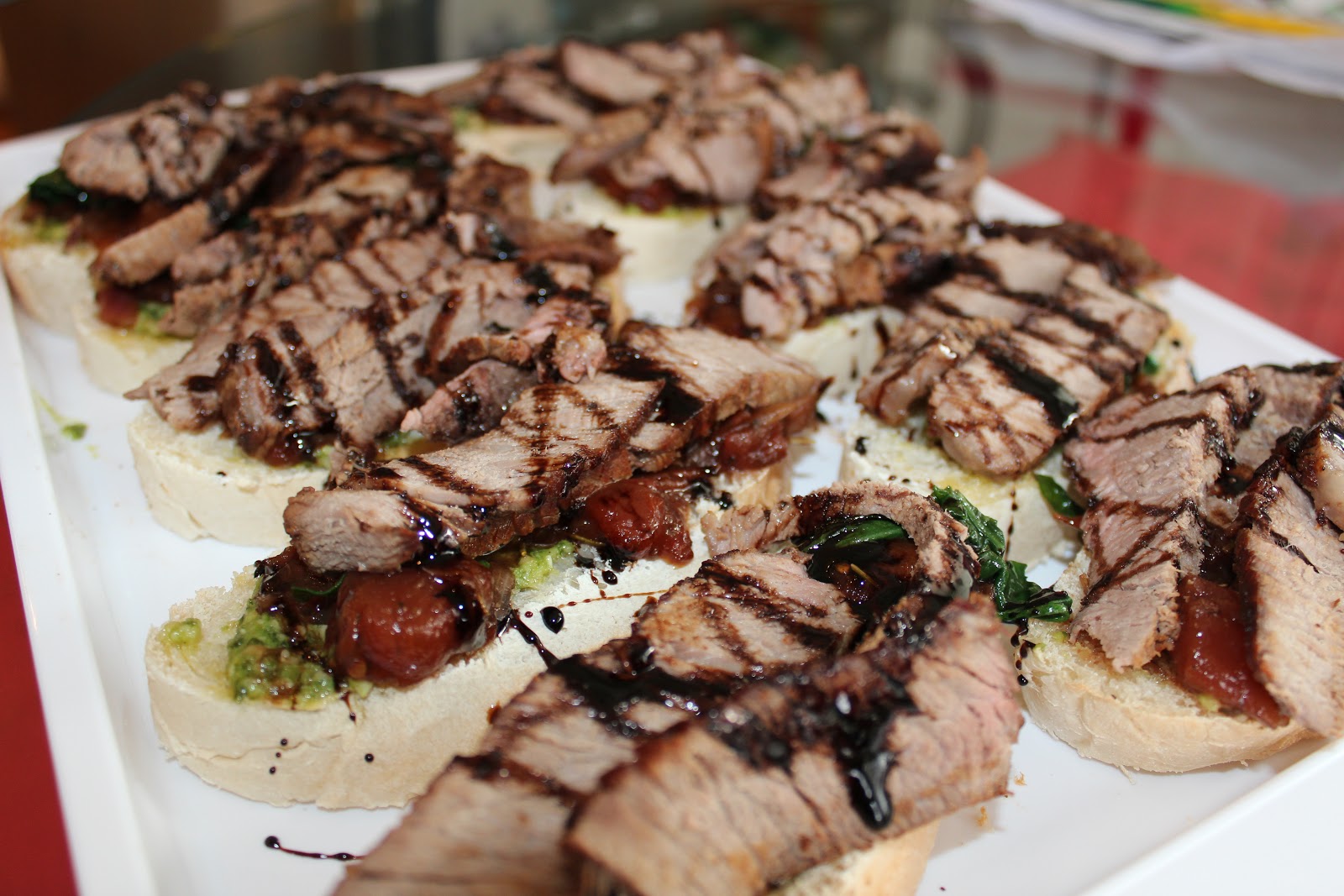 Life On The Go With NOLA Girl! Beef Tenderloin Bruschetta