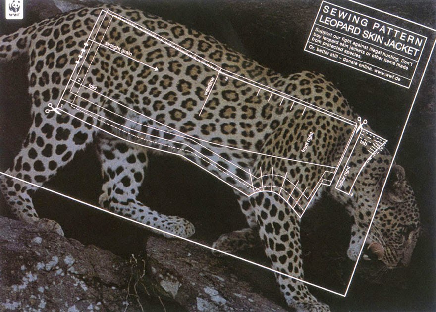 WWF: Sewing Patterns - 33 Powerful Animal Ad Campaigns That Tell The Uncomfortable Truth WWF: Sewing Patterns - 33 Powerful Animal Ad Campaigns That Tell The Uncomfortable Truth