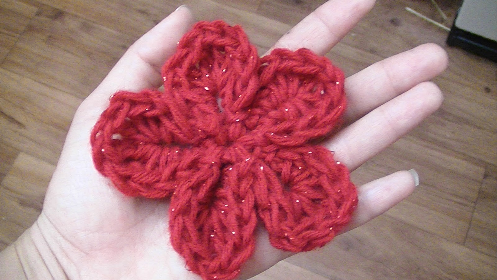 Crochet Flower. Flor Tejida.