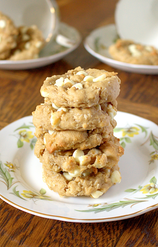 I'd Much Rather Bake Than... Coconut Cream Cheese White Chocolate Chip