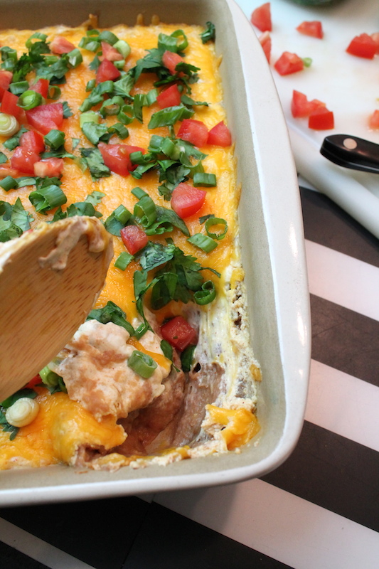 Warm Rosarita Bean Dip Party Appetizer Ideas LAURA'S little PARTY