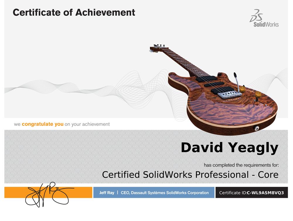 solidworks certif