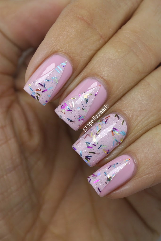 Grape Fizz Nails Incoco Nail Polish Applique, Sweet Surprise