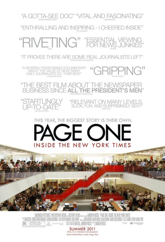 Noticing New York “Page One Inside the New York Times” Reviewed; Plus The “New York Times