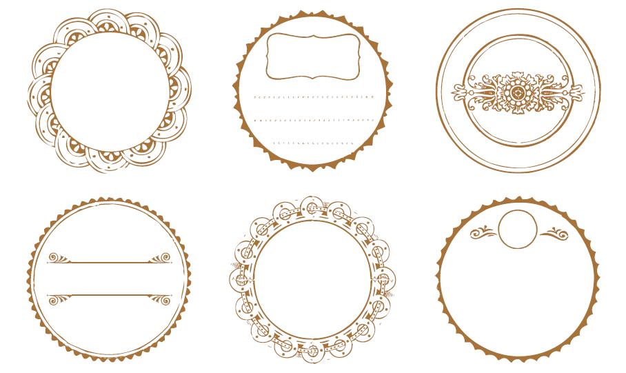 vintage printable labels quenchant of the curious