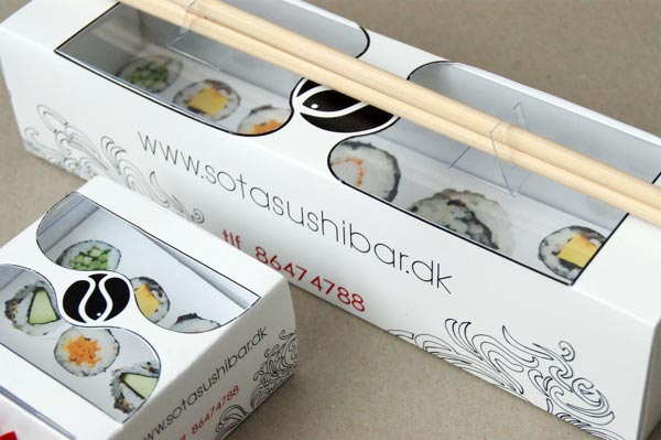 sushi packaging design
