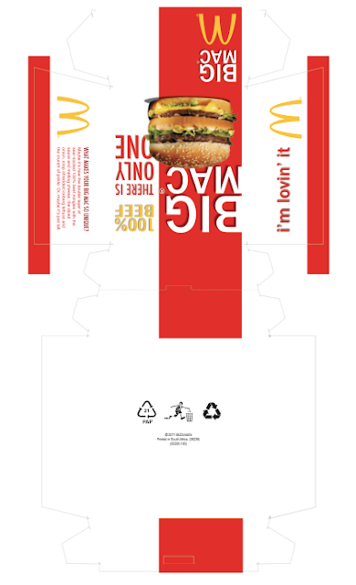 aliyacrafts mcdonalds burger boxes mcdonalds happy meal box template