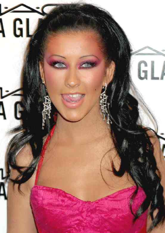 Christina Aguilera American Sexy Singer and Hollywood actress Big Boobs 