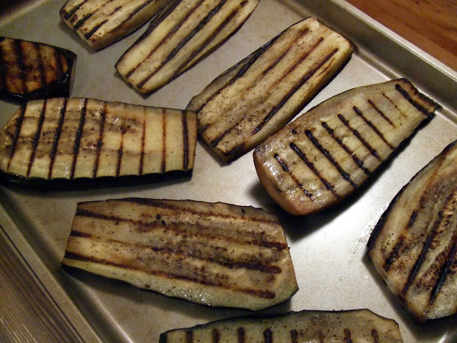 The "V" Word Mediterranean Grilled Eggplant Steaks with Zucchini