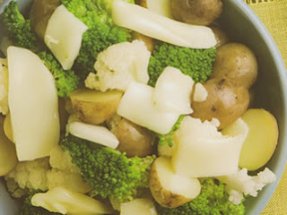 Papitas con coliflor y brócoli recetas