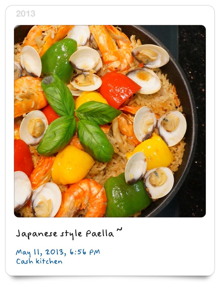 Japanese style Paella Cash Palace