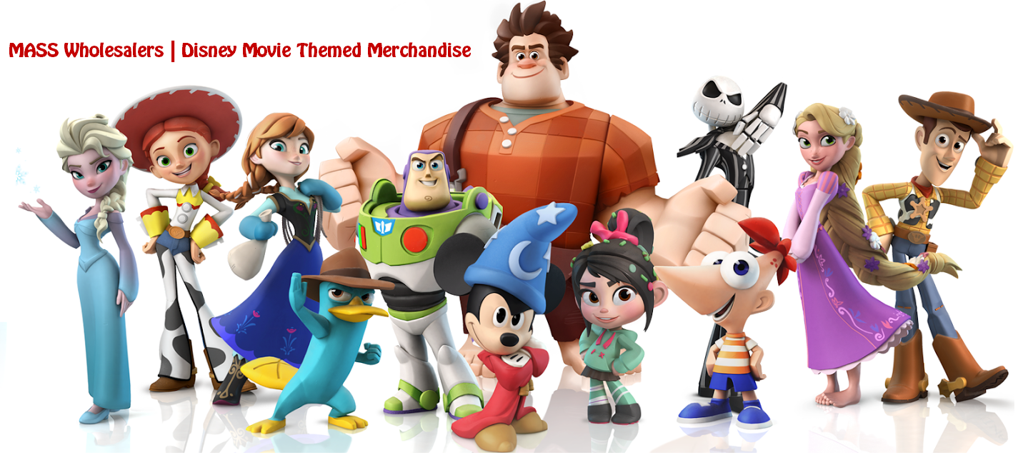 MASS Wholesalers | Disney Movie Themed Merchandise