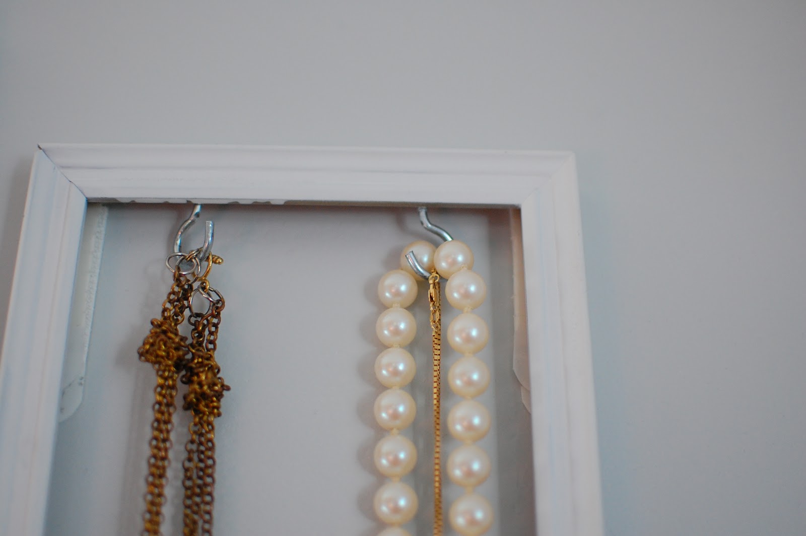 when skies are grey { framed jewelry art }