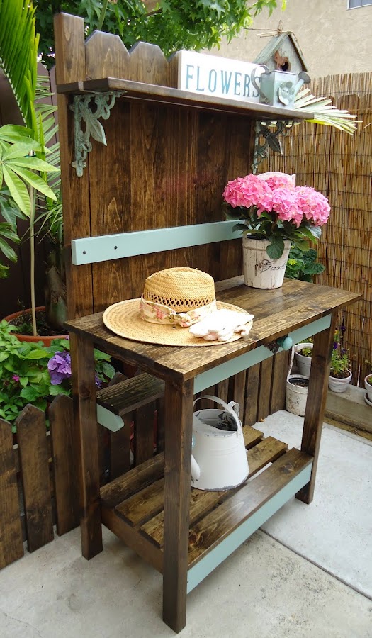 Slatted Potting Table - SOLD