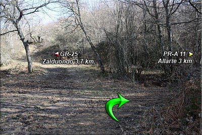 Abandonamos el GR-25 / Dch.