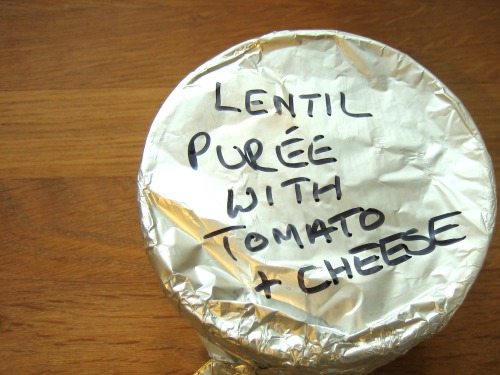 Lentil Puree with tomato and cheese - Annabel karmel - Our Handmade Home