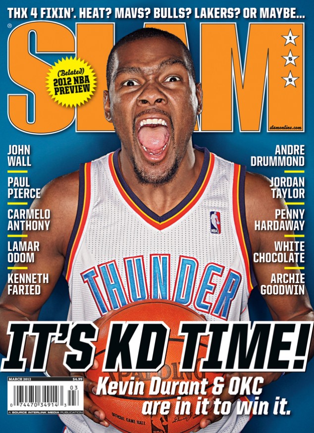 Kevin Durant Slam Magazine Cover SOUND IN THE SIGNALS