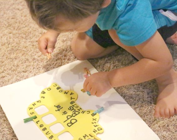 it was such a great activity im thinking of doing something like this for every letter of the alphabet so simple and easy to make and can also be used as