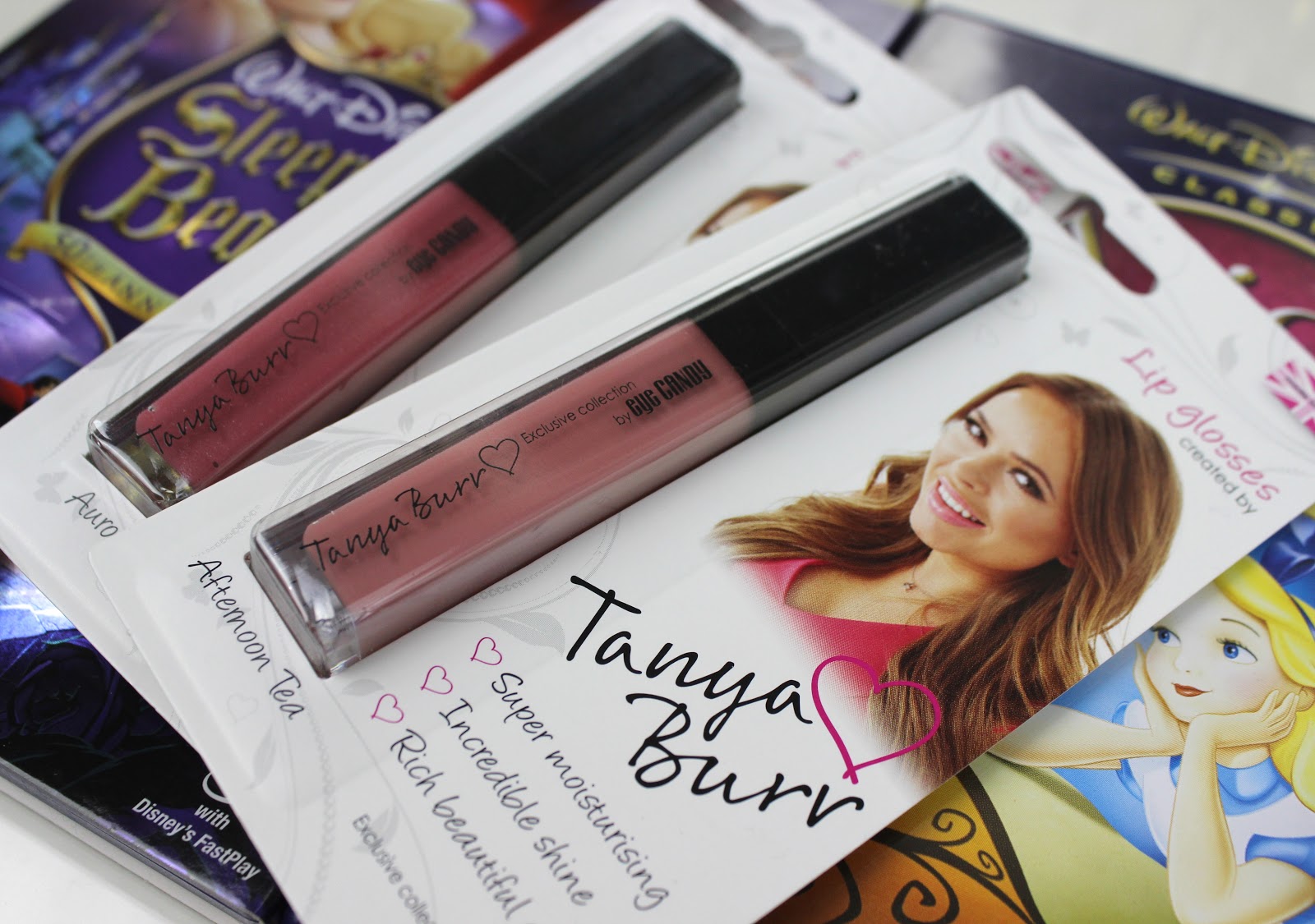 Tanya Burr Lips and Nails Lipgloss in Afternoon Tea and Aurora