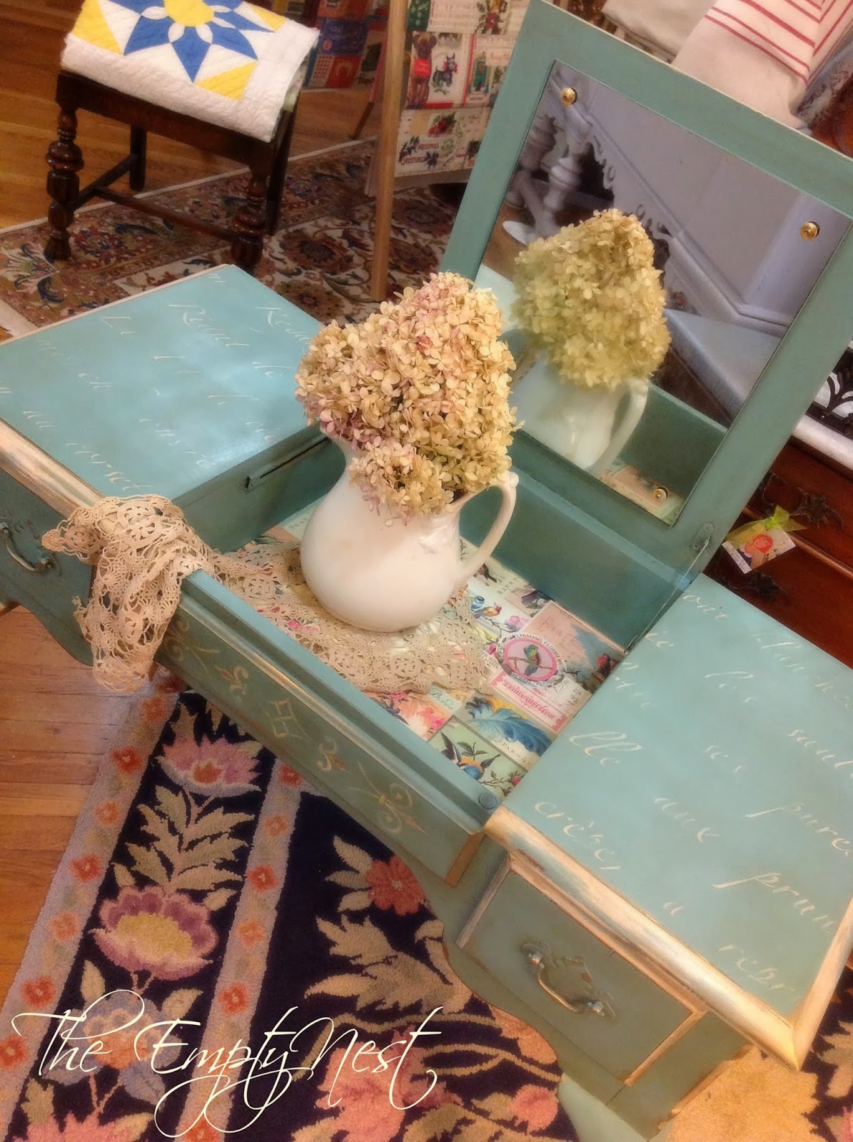 The Empty Nest how to dry brush with Chalk Paint® by Annie Sloan or I