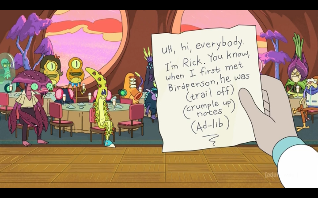 Rick and morty wedding quotes picture