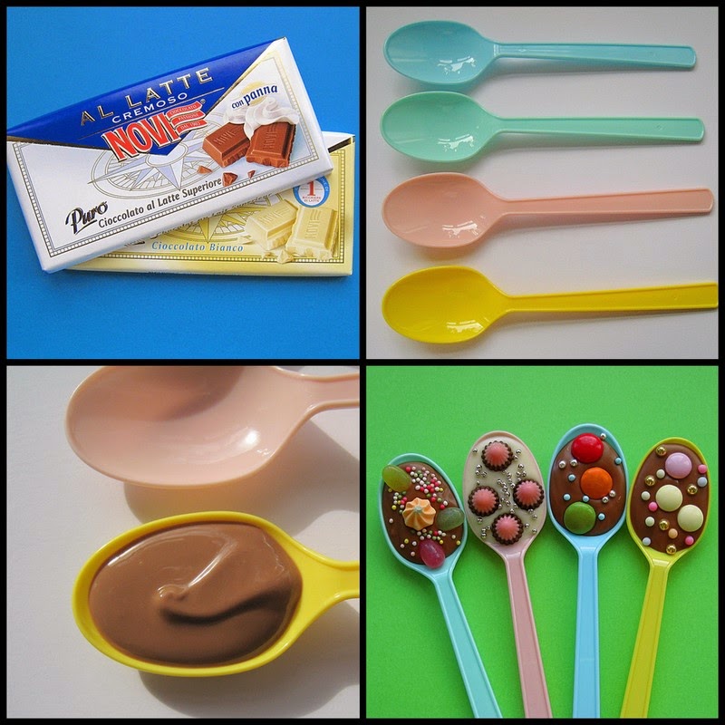 Dollar Store Crafter Chocolate Party Spoons