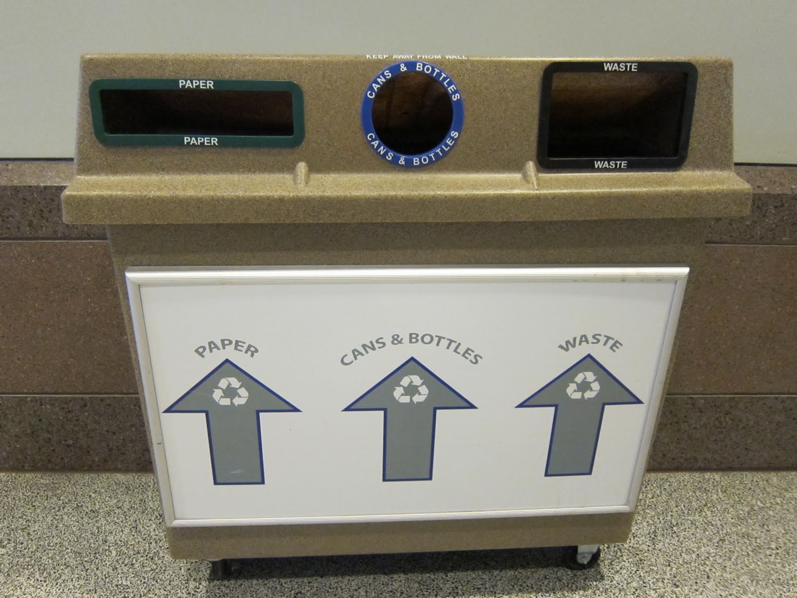 the trashbasher Recycling at the Minneapolis Convention Center